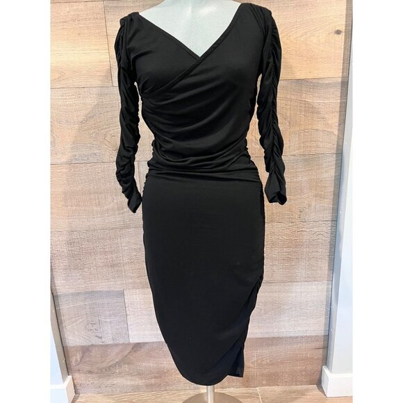 BAUM UND PFERDGARTEN Black Midi dresses Size S - Picture 4 of 10